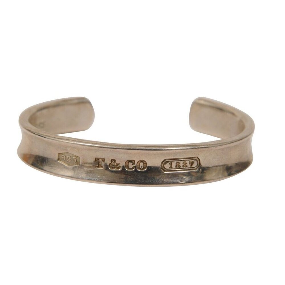 Tiffany & CO 1837 Sterling .925 Silver Wide Wrist Cuff Bracelet